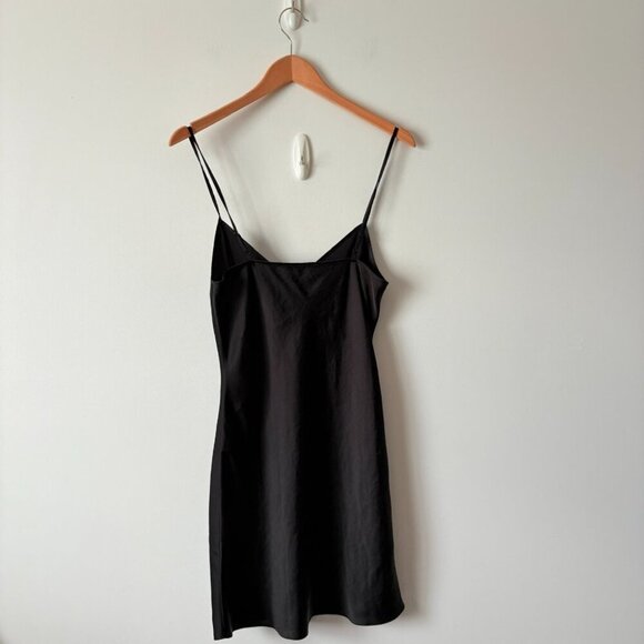 Aritzia Wilfred Mini Only Slip Dress Black Size Small - Picture 8 of 11